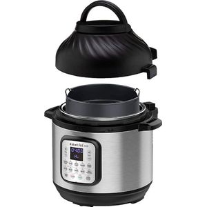 Instant Pot Duo Crisp 7,6L multicooker met airfryer 11-in-1 - snelkookpan - pressure cooker - rijstkoker - slowcooker - stomer - sous-vide