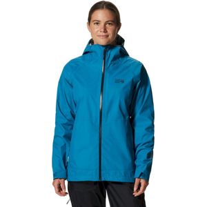 Mountain Hardwear Threshold Jacket - Regenjas - Dames Vinson Blue XS