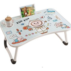 Bedtafel voor Kinderen | Met animatie | Inklapbaar | Verstelbaar & Multifunctioneel | Varken