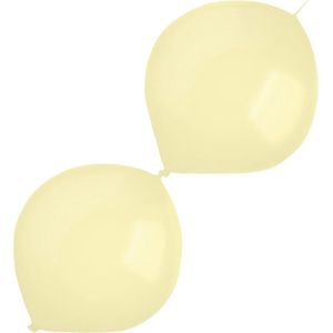 Amscan Slingerballonnen 30 Cm Latex Crème 50 Stuks