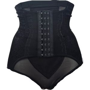 BamBella® Taille korset - ondergoed - maat XL - Sterk corrigerende Taille Korset onderbroek Zwart
