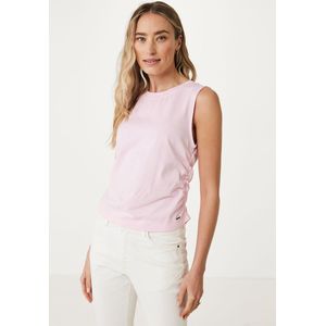 Top With Gathered Side Details Dames - Licht Roze - Maat XXL