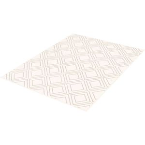 Vloerkleed Zacht Macy | Wit & grijs - 220 x 160 cm