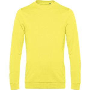 Sweater 'French Terry' B&C Collectie maat XS Solar Yellow/Geel