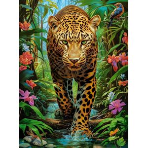 Castorland puzzel Leopard in der Wildnis - 2000 stukjes.