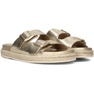 Lina Locchi Met 2 Gesp Slipper Espa Zool Slippers Dames - Goud - Maat 37