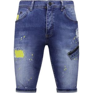 Exclusieve Spijker Korte Broek Heren- 1046 - Blauw