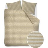 Ariadne at Home Knit Stripes dekbedovertrek - Tweepersoons - 200x200/220 - Naturel