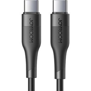 Joyroom USB-C oplaadkabel fast charging kabel 60W PD QC oplader - Zwart
