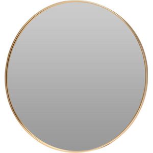 Home & Styling Wandspiegel Golden Circle - frame kleur goud - Dia 40 cm - badkamer/toilet/gang