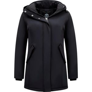 Dames Winterjas Parka - Slim Fit - Zwart