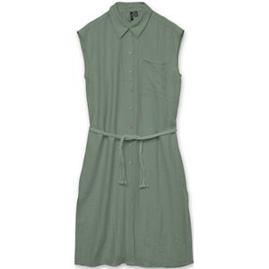 VERO MODA - VMHEAVEN BELT CALF SHIRT DRESS WVN GA - Dames - Mini jurken