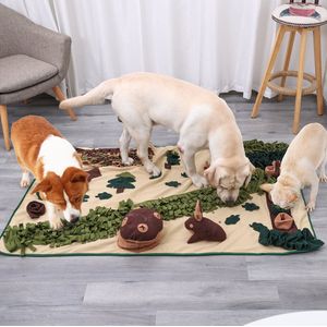 Snuffelmat Hond - Honden speelgoed - 154*96 cm Grote Snuffelmat in Bosontwerp voor Honden - Denkspelletjes voor honden