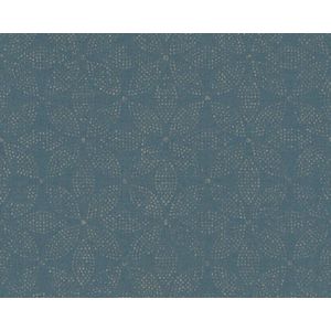 Metallic | Blauw Grafisch Vliesbehang - AS Creation Ethnic Origin