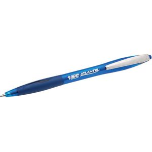 BALPEN BIC ATLANTIS METALEN CLIP 1.0MM BLAUW