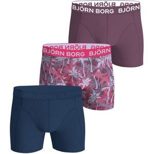 Bjorn Borg 3-pack Heren Cotton Stretch - Boxershorts mannen - M - Rood