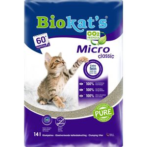 Biokat's Micro Classic - kattenbakvulling - Klontvormend - 14L