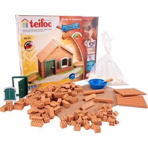 Teifoc Bouwdoos Knutselpakket - Starter Box - Inclusief Cement Kom, Troffel en Cement