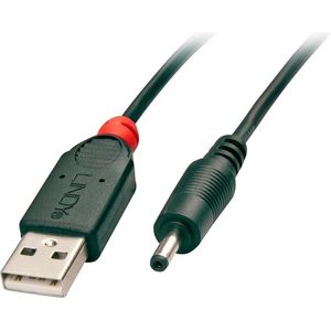 Lindy - Adapterkabel USB A 3,5/1,35mm DC-Hohlstecker
