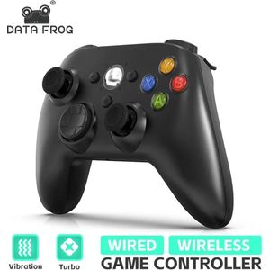 Draadloze/Bedrade Controller voor Xbox 360 - Spelcontroller met Dual-Vibratie Turbo - Compatibel met Xbox 360/360 Slim en PC Window - XBOX 360 Wireless