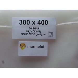 Marmelot Vacuumzakken Mikro Structuur 30X40cm 100stuks voor alle Merken Vacuum Sealers
