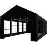 Partytent 4x8m zwart semi professioneel