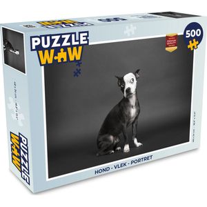 Puzzel Hond - Vlek - Portret - Legpuzzel - Puzzel 500 stukjes