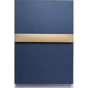 50 vel gekleurd hobby karton / papier, A4 210x297 mm – stevig 240 grams glad karton kleur donkerblauw