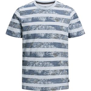 Jack & Jones - JPRDUSTIN BLU, AOP TEE SS CREW NECK - Soul Blue - Mannen - Maat S