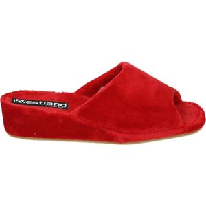 Westland MARSEILLE - Dames pantoffels - Kleur: Rood - Maat: 39