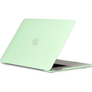 Mobigear Laptophoes geschikt voor Apple MacBook Air 13 Inch (2018-2020) Hoes Hardshell Laptopcover MacBook Case | Mobigear Cream Matte - Groen - Model A1932 / A2179 / A2337