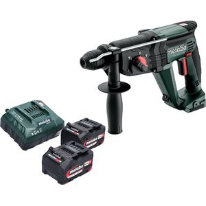 Metabo KH 18 LTX 24 accu combihamer 18 V 2.1 J SDS Plus + 2x accu 4.0 Ah + lader