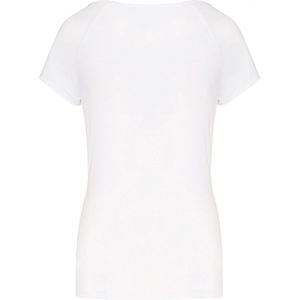 SportT-shirt Dames XS Proact Ronde hals Korte mouw White 88% Polyester, 12% Elasthan