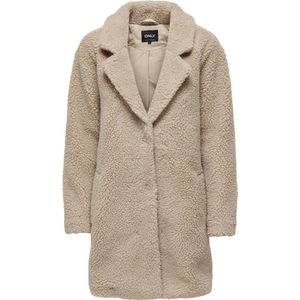 Only Jas Onlnewaurelia Sherpa Coat Life Otw 15304788 Cuban Sand Dames Maat - XL