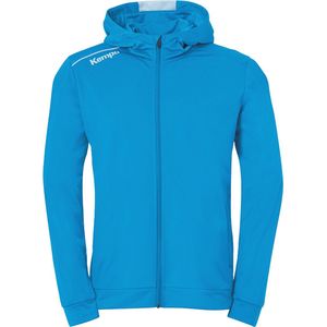 Kempa Player Hood Jacket Kind Kempa Blauw-Wit Maat 164