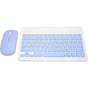 10 Inch Draadloze Toetsenbordmuisset voor Tablet Mobiele Telefoon (BLUE)