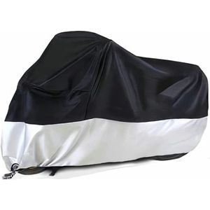 Motorhoezen, waterdichte buitenbescherming motorhoes met sluitgaten en opbergtas voor Harley Davidson, Honda, Suzuki, Kawasaki, Yamaha motorfiets