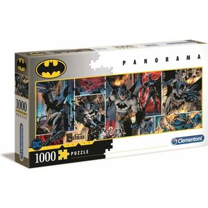 Clementoni - Puzzel 1000 Stukjes - High Quality Collection - Batman Panorama - Puzzel Voor Volwassenen en Kinderen - 14-99 jaar - 39574
