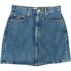 Tommy Hilfiger Mom Skirt Dames Rok - Denim Medium - Maat 29