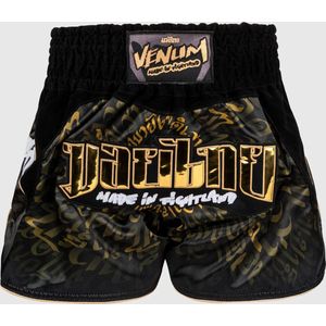 Venum Muay Thai Vechtsport Broek Attack Zwart Goud