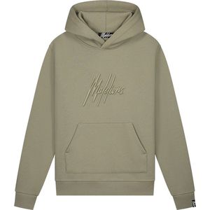 Malelions Duo Essentials Hoodie Heren Lichtgroen - Maat: L