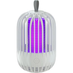 Draagbare Elektrische Muggenverdelger voor Binnen en Buiten - Effectieve Insectenval met Turbomotor en Hoofdschok