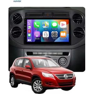 ADIVOX 9 inch geschikt voor VW Tiguan/Golf Plus 2007-2016 Android 14 2GB/32GB Quad Core CarPlay/Auto/Wifi/RDS/DSP/DAB+