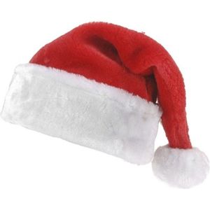 Kerstmuts - rood/wit - 40cm