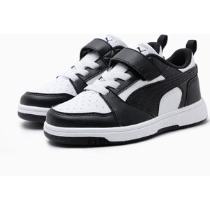 PUMA Puma Rebound V6 Lo AC+ PS Unisex Sneakers - Puma White-Puma Black - Maat 33