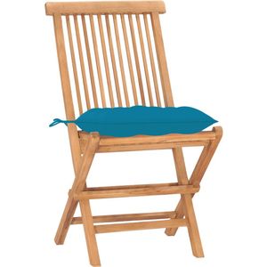 vidaXL Tuinset 3-delig - Inklapbaar - Massief teakhout Tuinstoel - Teak Meubels - Buitentafels - Buitenstoelen - Lounge Set