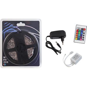 LED Strip Set RGB - Exotro Blinkon - 5 Meter - 150 LEDs - Dimbaar - RGB Kleurverandering - Afstandsbediening - Zelfklevend