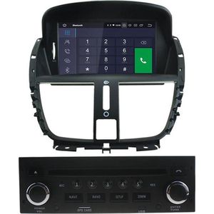 Dynavin Peugeot 207 radio navigatie dvd carkit android 12 usb  64GB met apple carplay en android auto