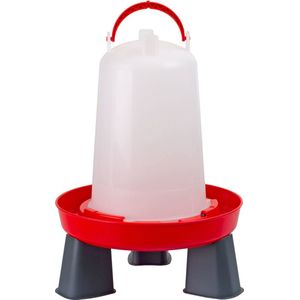 Olba Drinktoren rood met pootjes - 1,5L