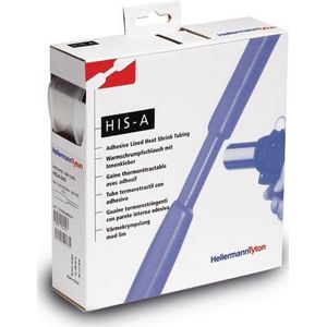 HellermannTyton 308-10303 Krimpkous met lijm Transparant 3 mm 1 mm Krimpverhouding:3:1 10 m